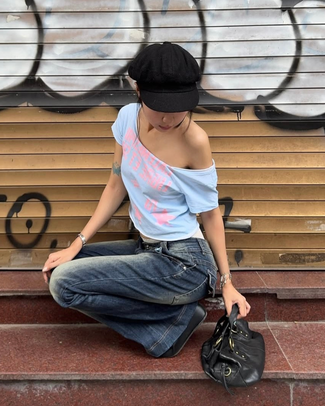 Y2K Star Tシャツ