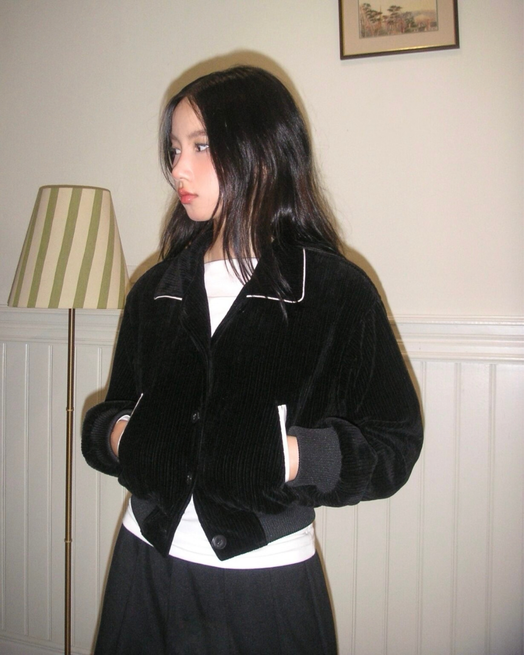 Cropped Varsity ジャケット