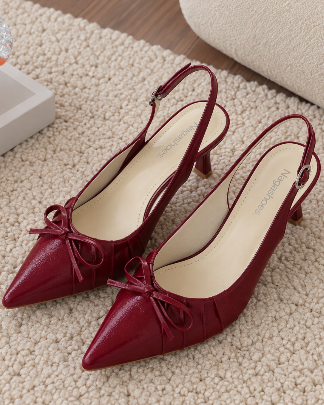 Ribbon Slingback パンプス
