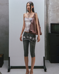 RAW Stars Printed Capri ジーンズ