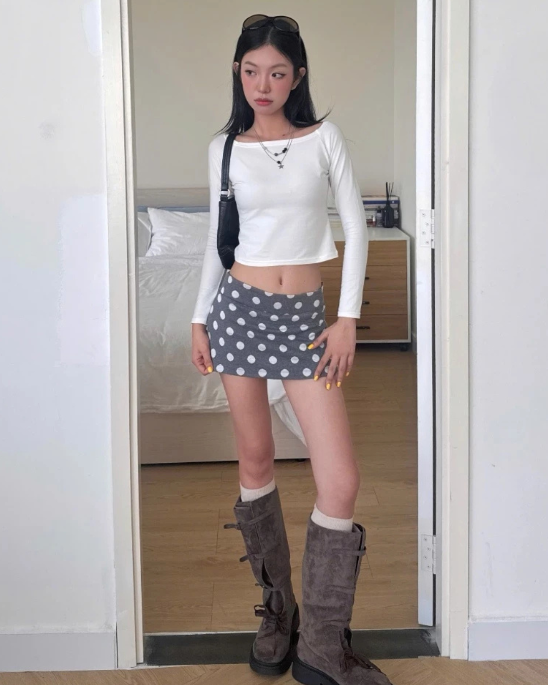 Polka Dot スカート