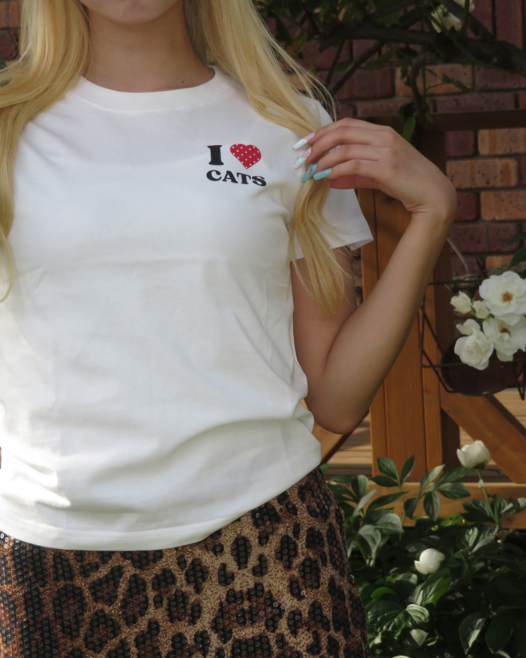 I LOVE CATS Tシャツ