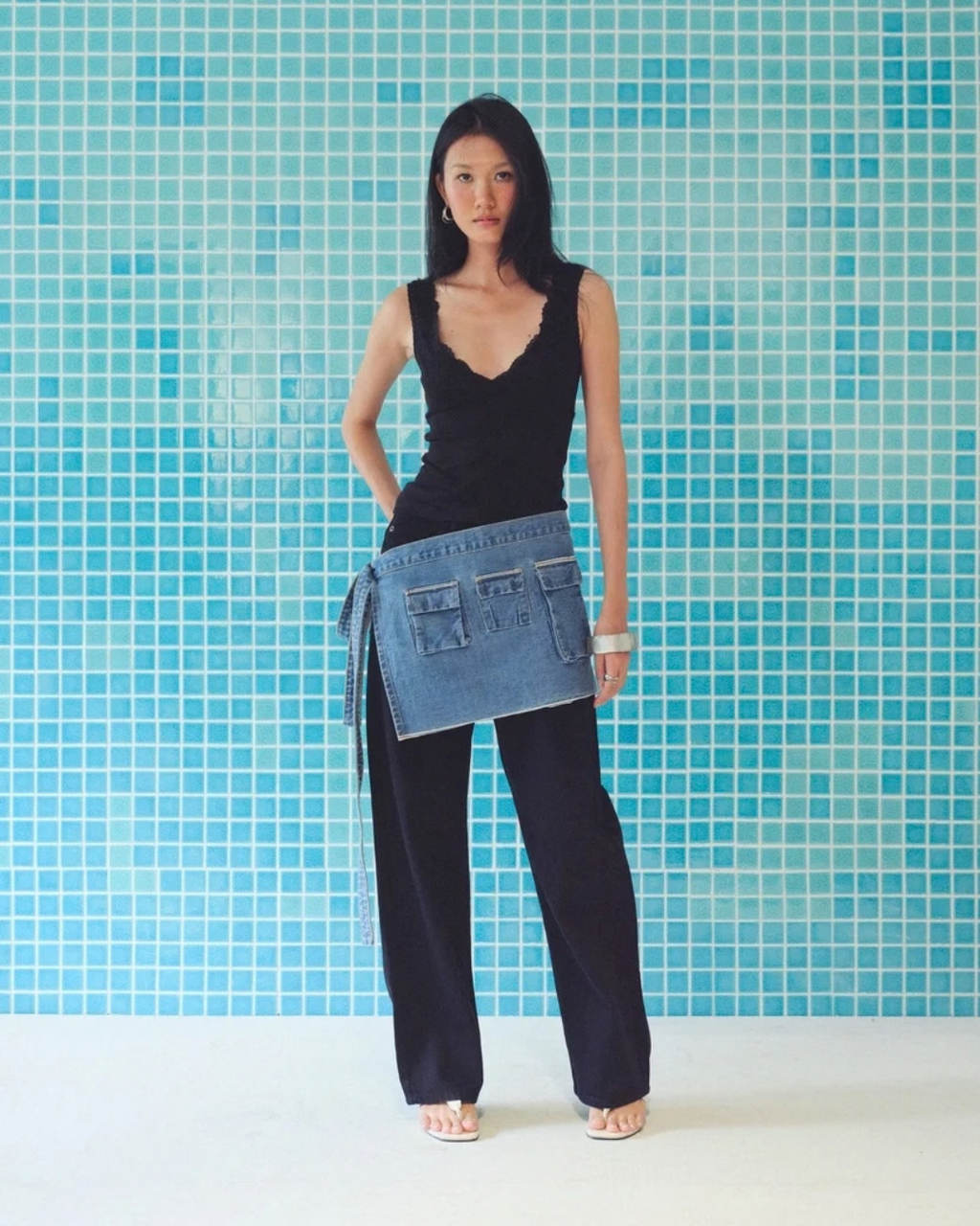 Grace Apron Denim