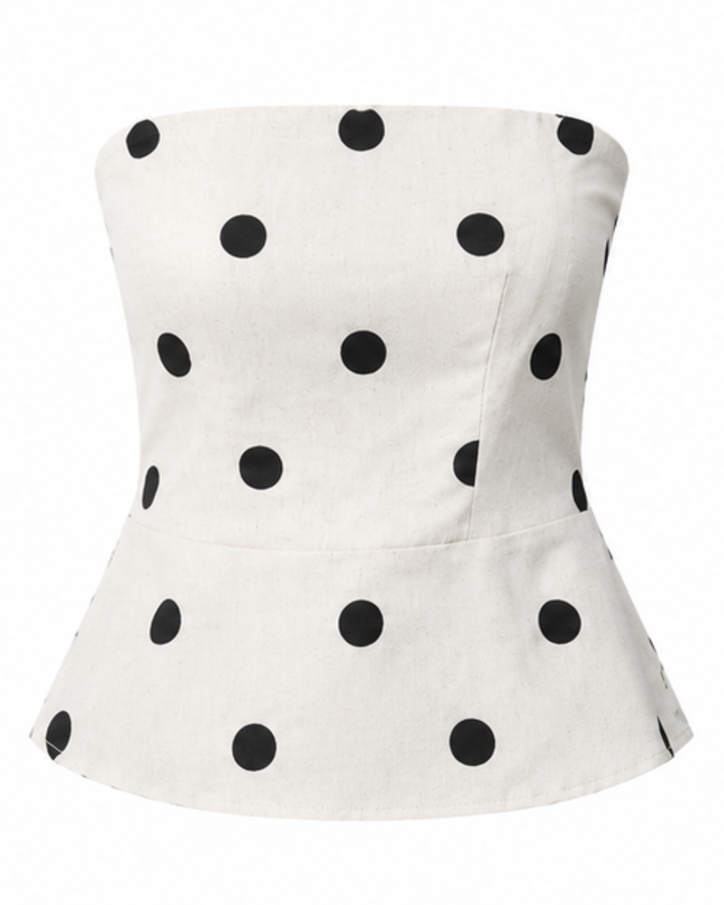 Polka Dot  Tube トップス