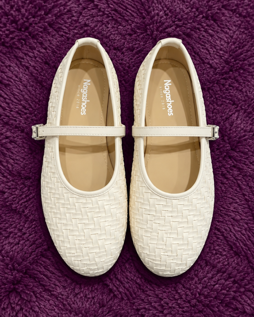 Mia Woven Mary Jane パンプス