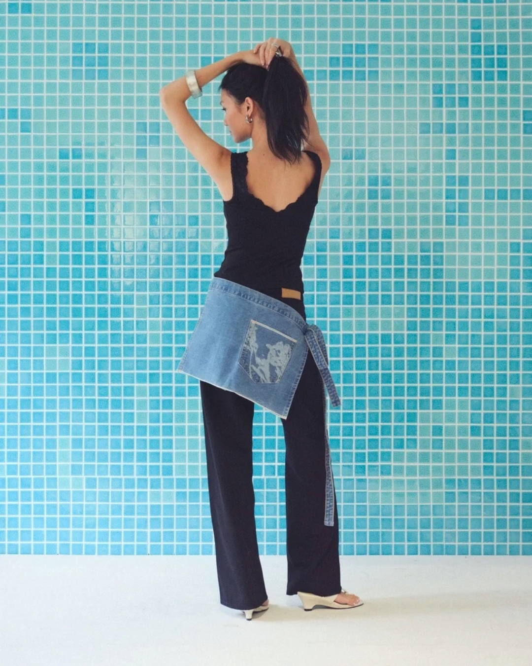 Grace Apron Denim
