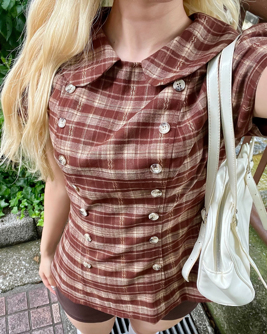 MARIS CHECK top