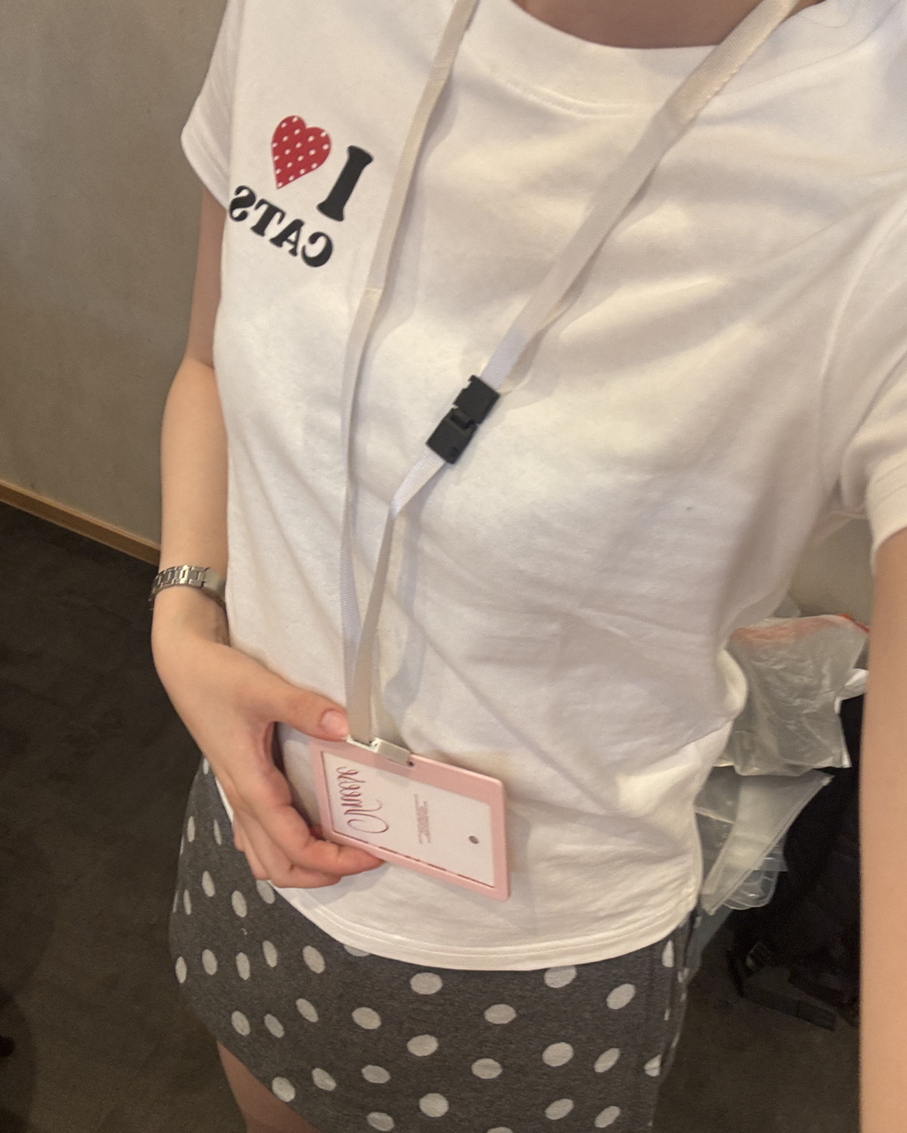 I LOVE CATS Tシャツ