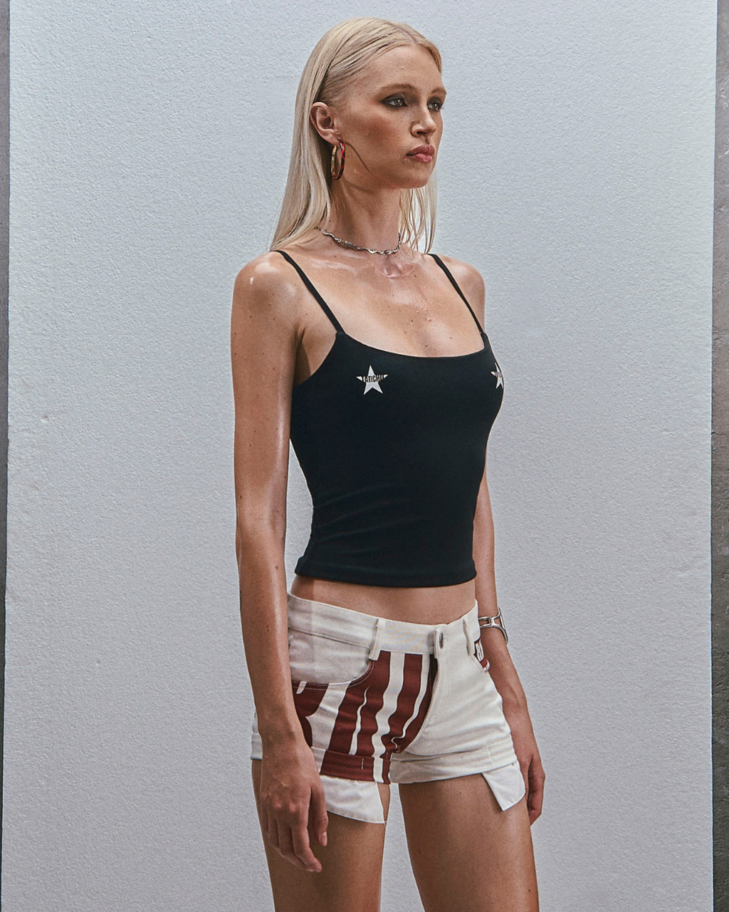 RAW Stars Printed Camisole トップ