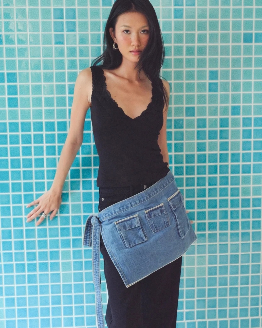 Grace Apron Denim