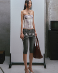 RAW Stars Printed Capri ジーンズ
