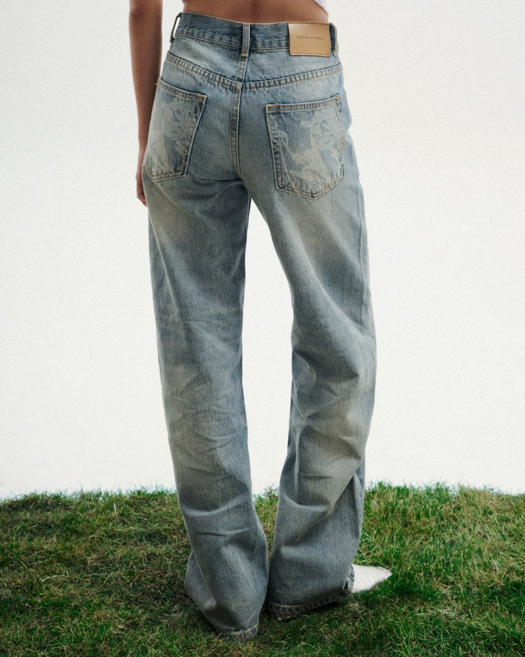 Floral Low-Rise Jean