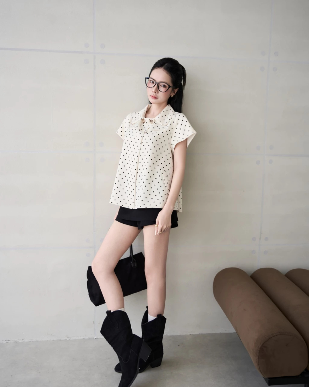 Bi Babydoll Dot トップ