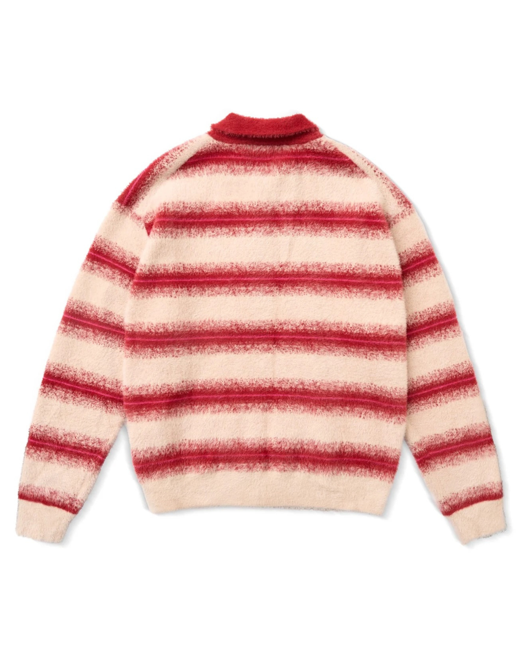 HADES COZY STRIPE POLO SWEATER