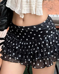 Polka Dot ミニスカート