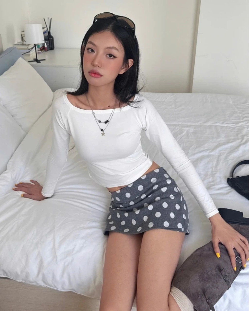 Polka Dot スカート
