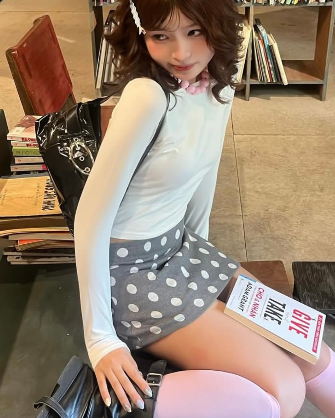 Polka Dot スカート