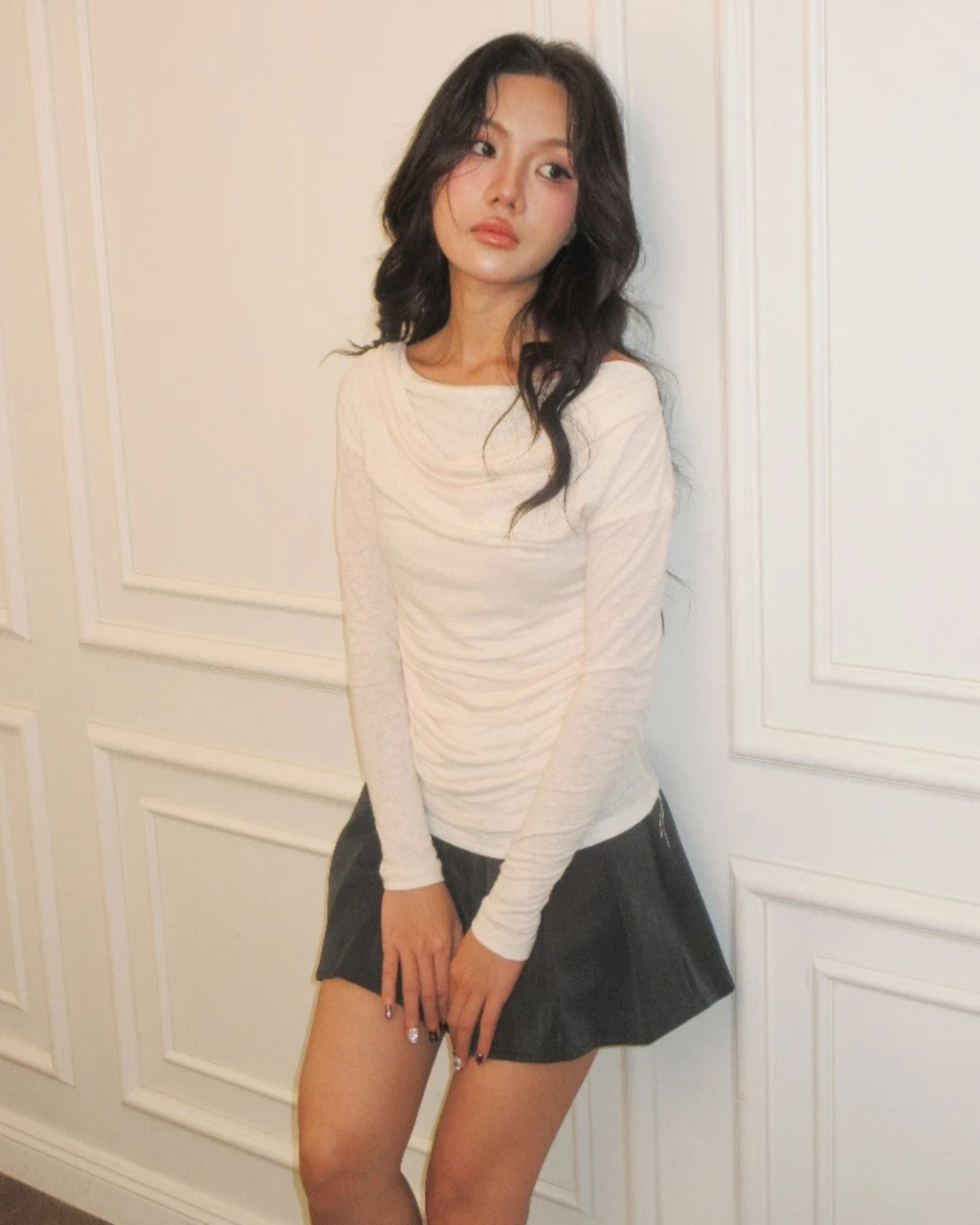 Feeling Long Sleeve トップ