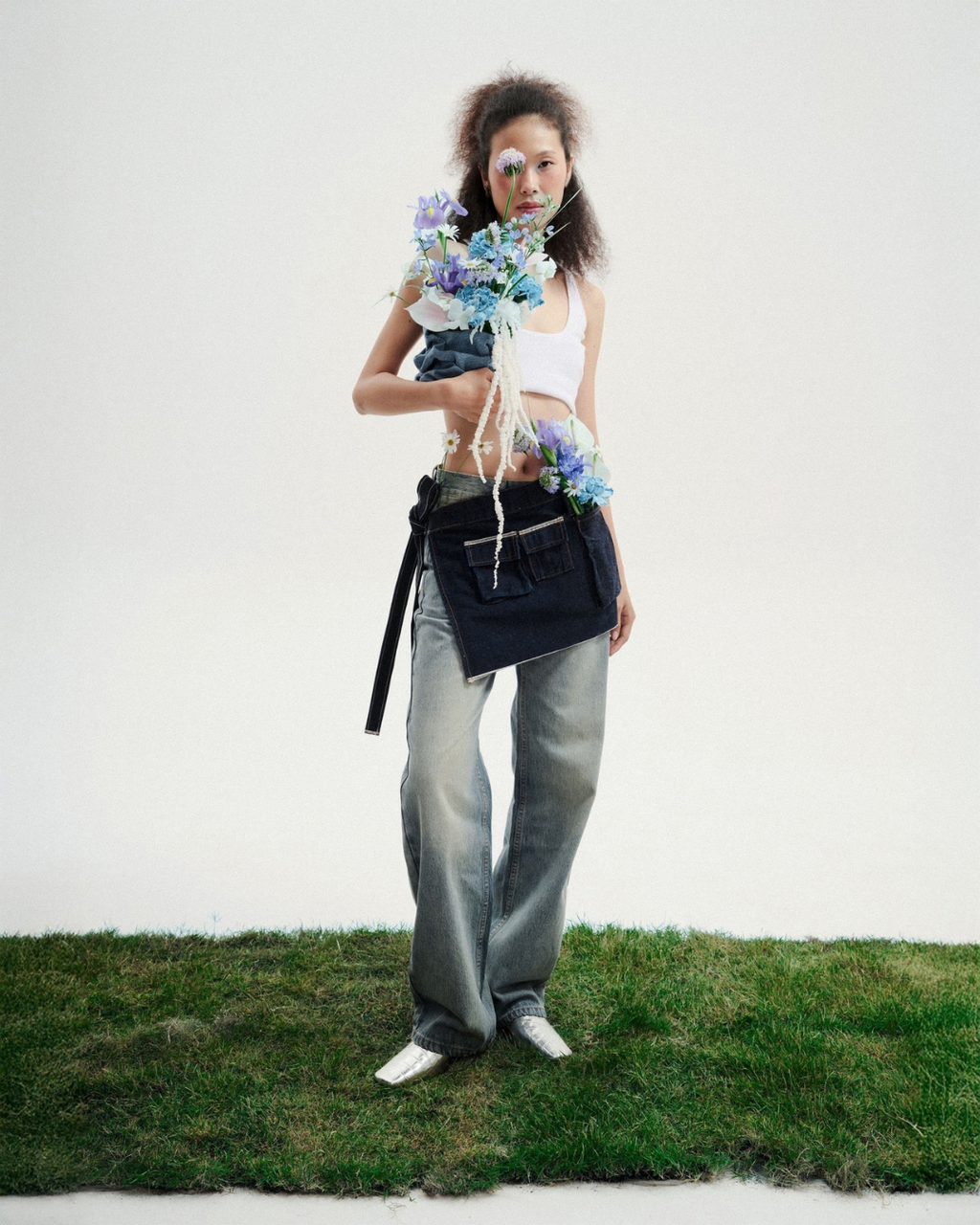 Grace Apron Denim