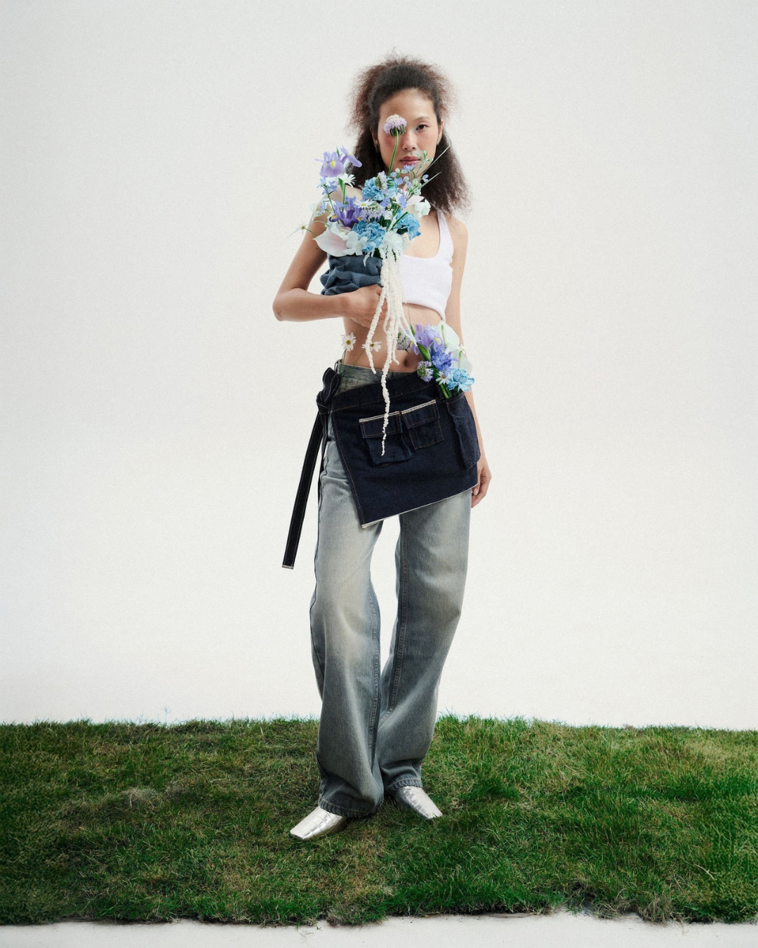 Grace Apron Denim