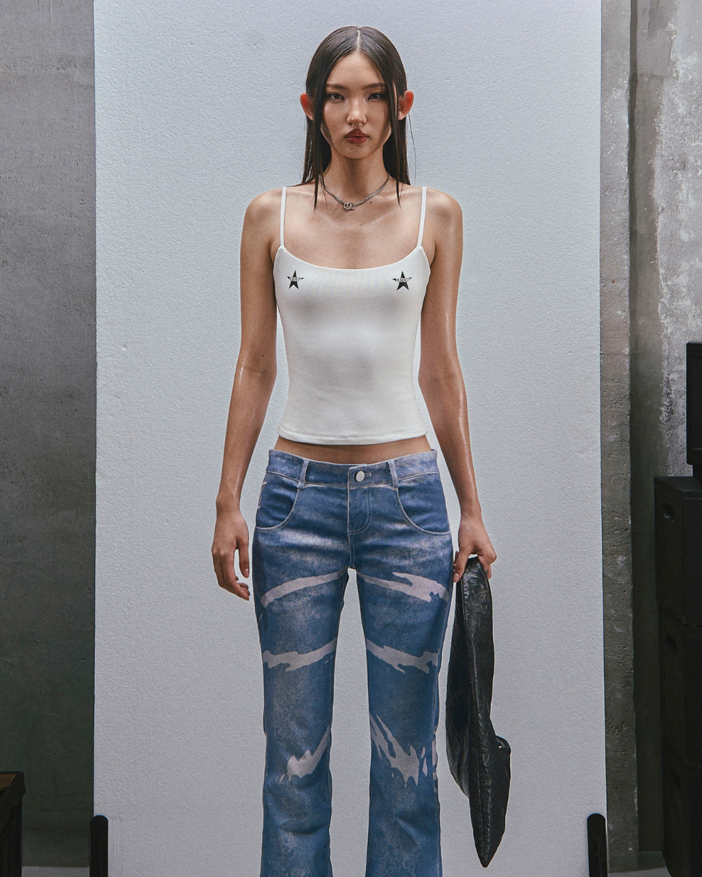 RAW Stars Printed Camisole トップ